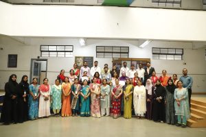 Dr.Anita-Belapurkar-Dean-Principal-H.G.M.Azam-College-of-Education-with-Faculty-Members-and-Winners-scaled-1